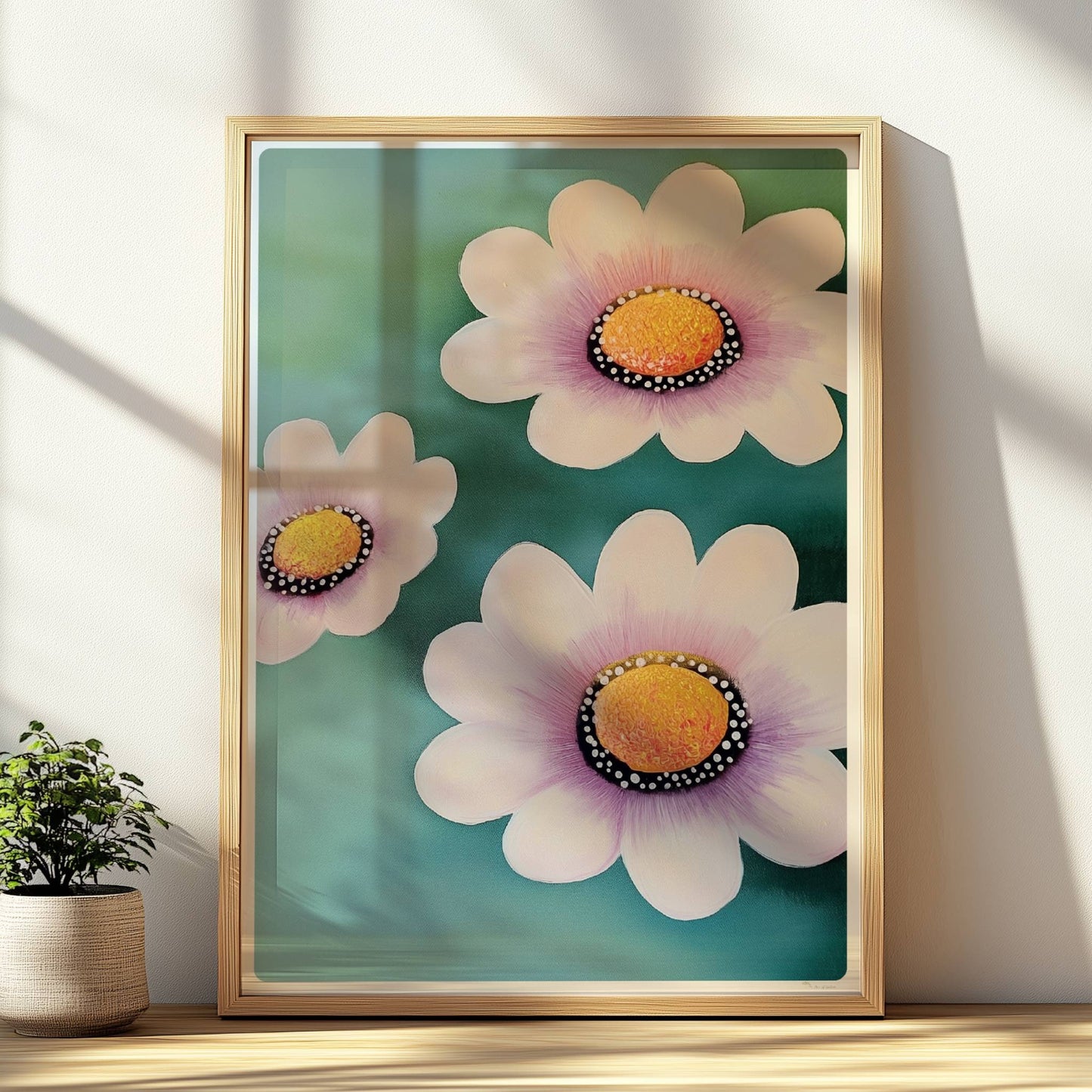 Farbige Blumen Poster Wandbilder