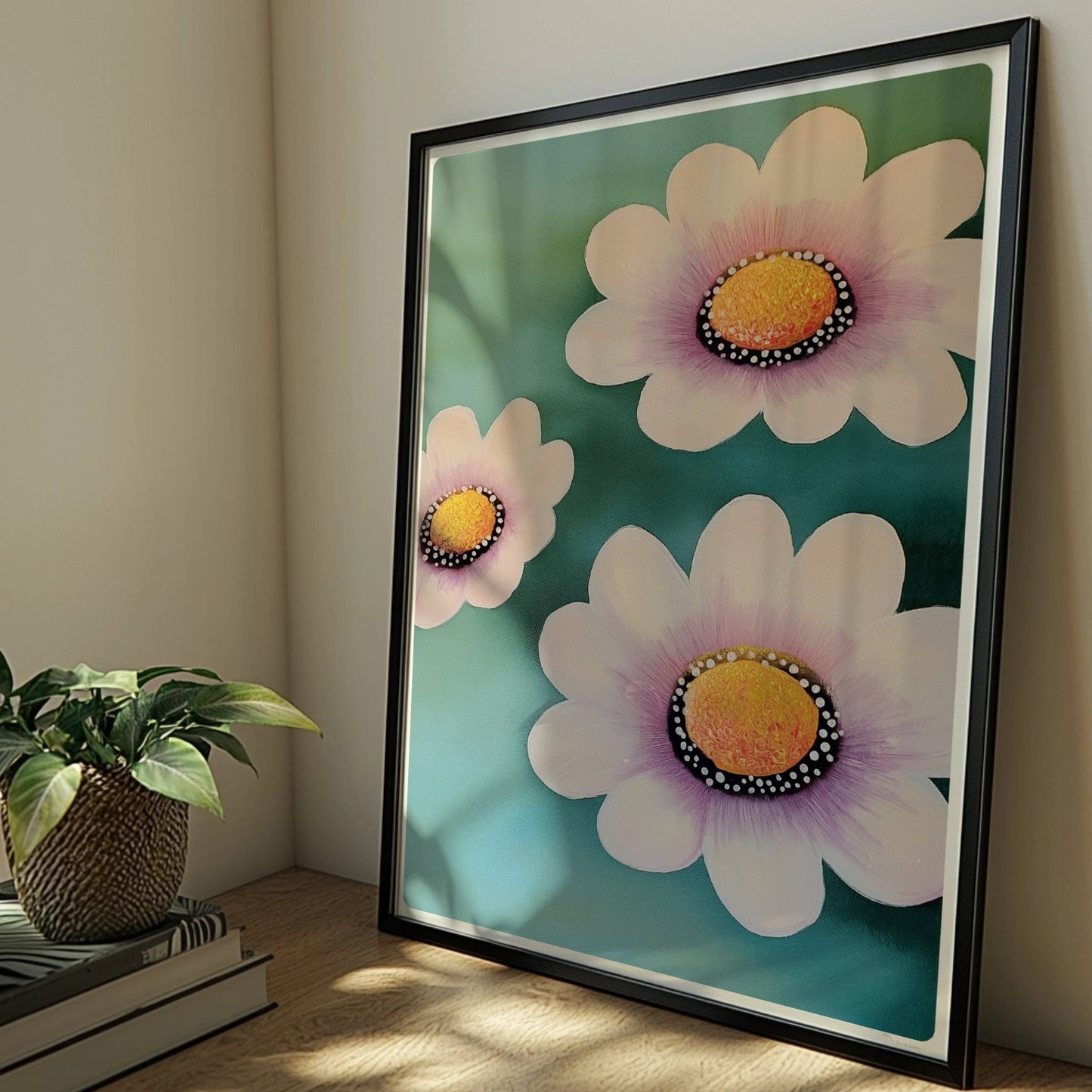 Farbige Blumen Poster Wandbilder Modern