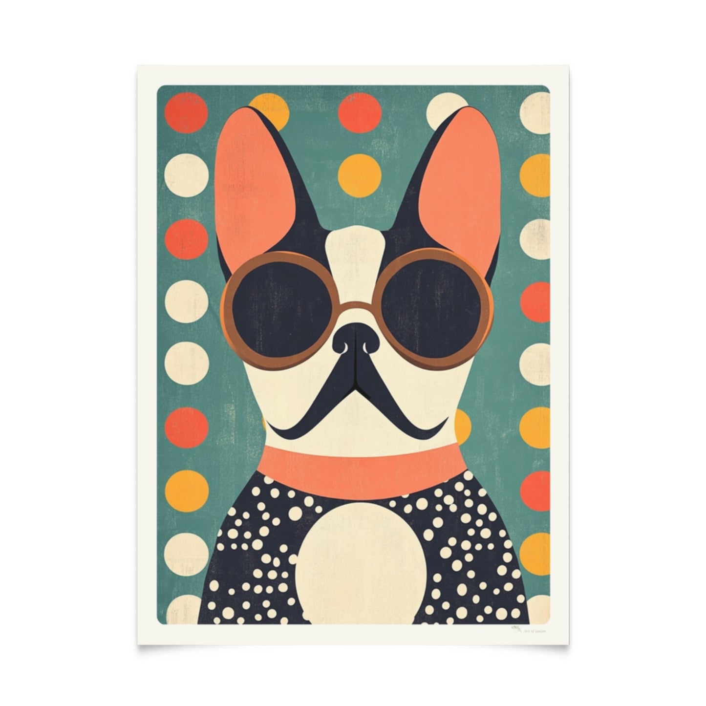 Mid-Century Modern Dogs: Series of 5 Posters